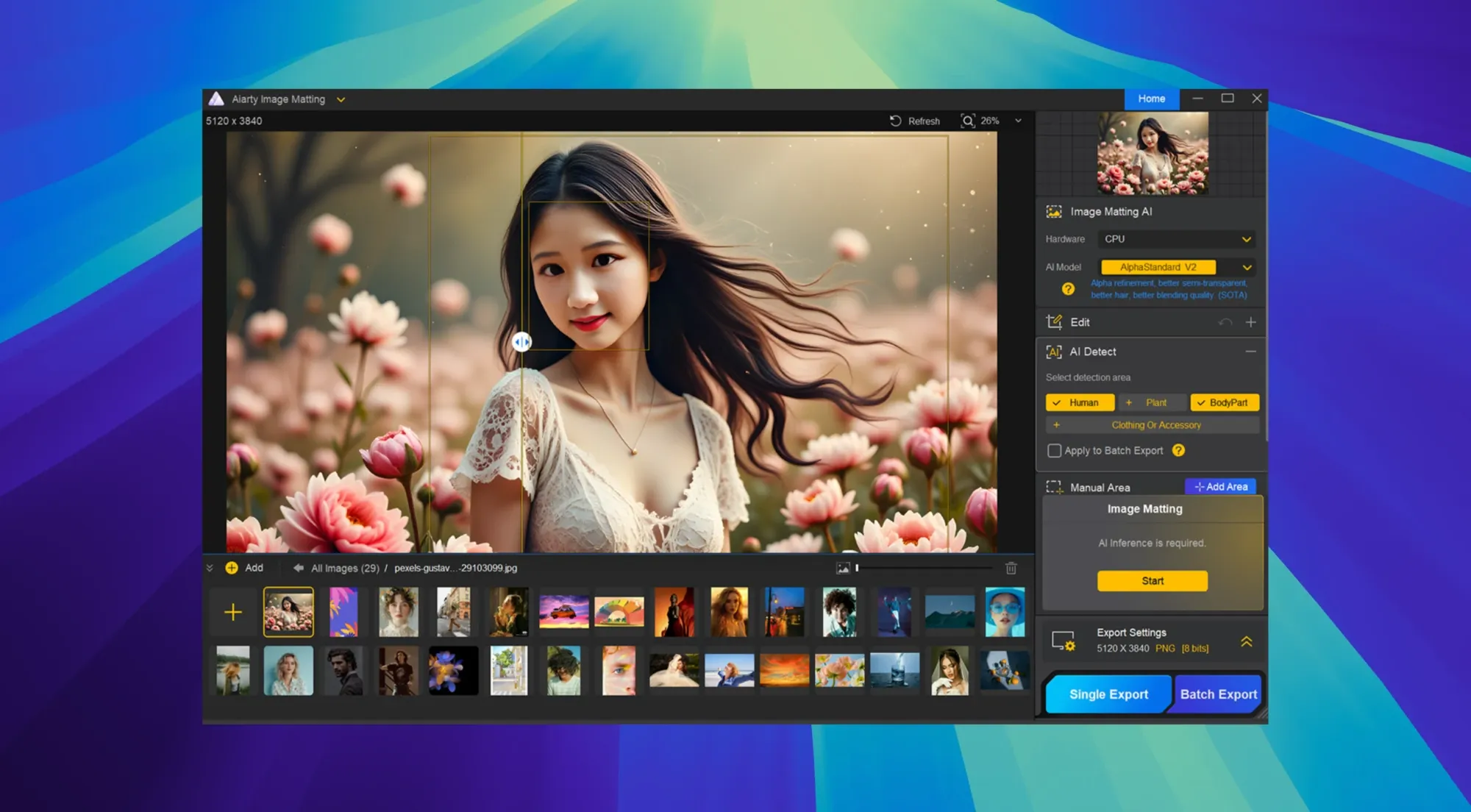 Aiarty Image Matting