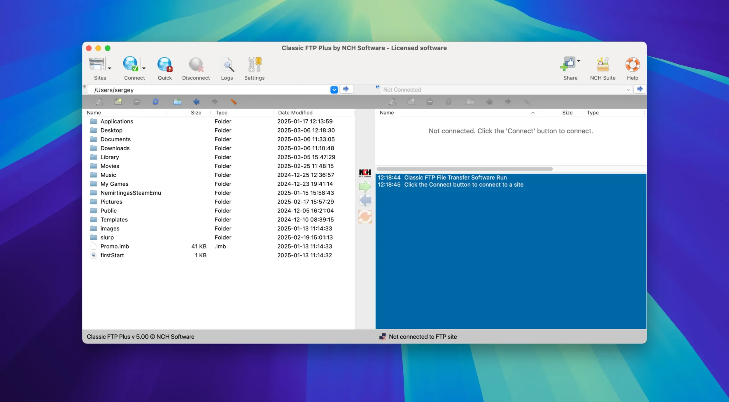Classic FTP Software