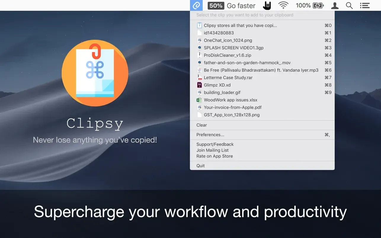 Clipsy – Clipboard Manager