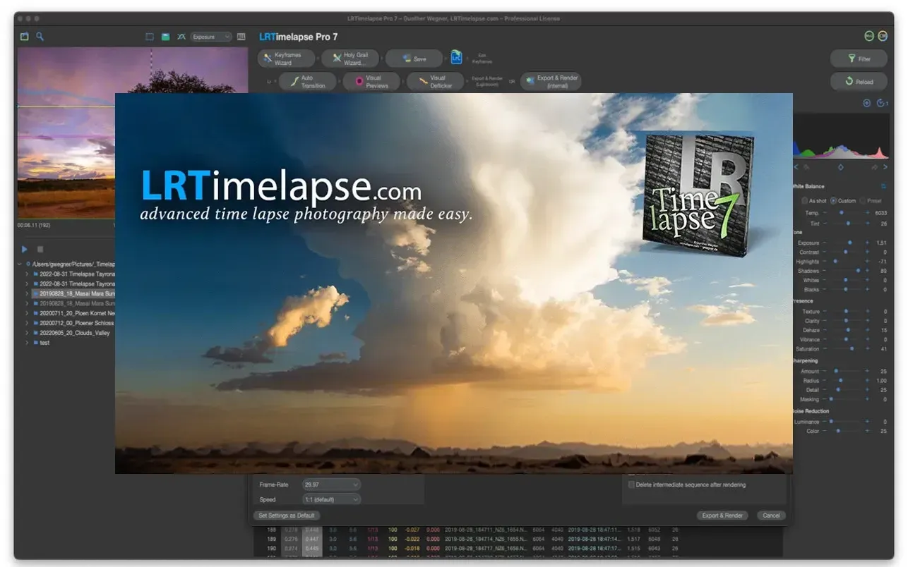 LRTimelapse v7.4.0 破解版-延时摄影后期处理软件