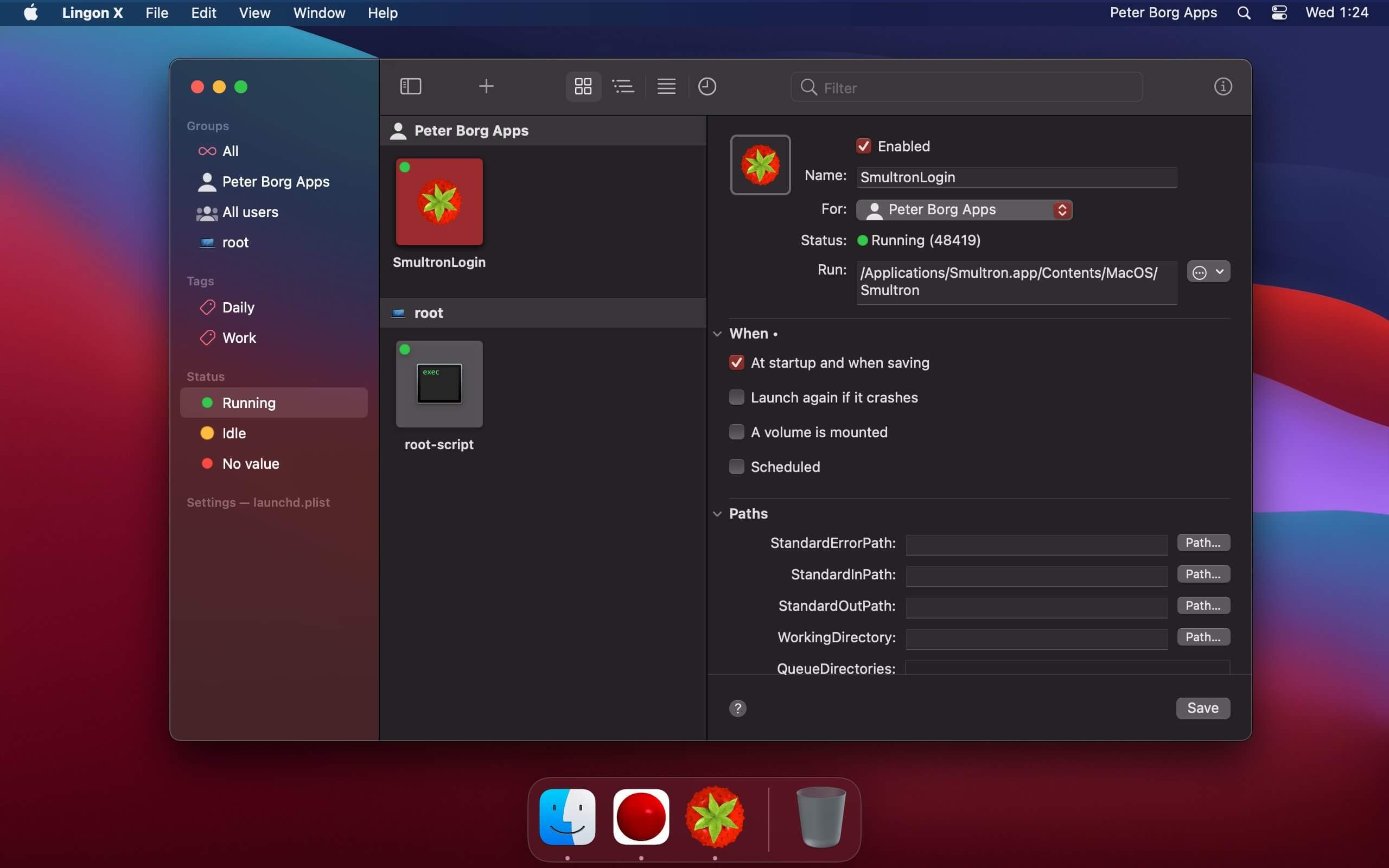 Lingon X 10.0.5 破解版 – Mac自动化任务管理工具