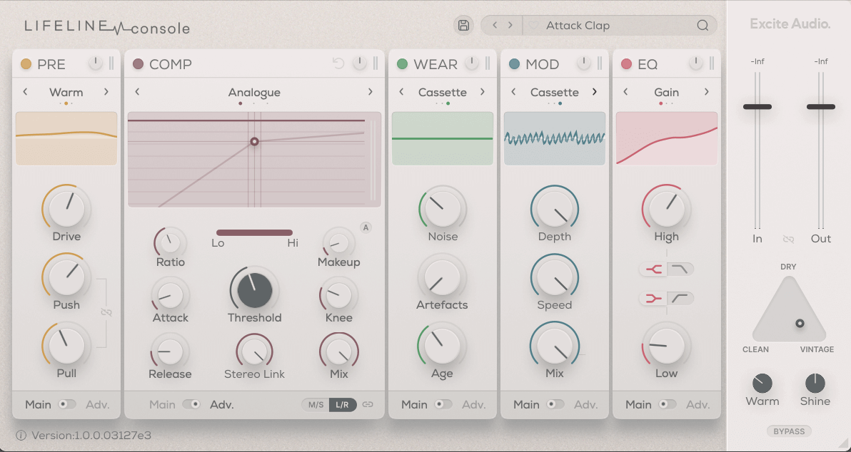 Excite Audio Lifeline Console