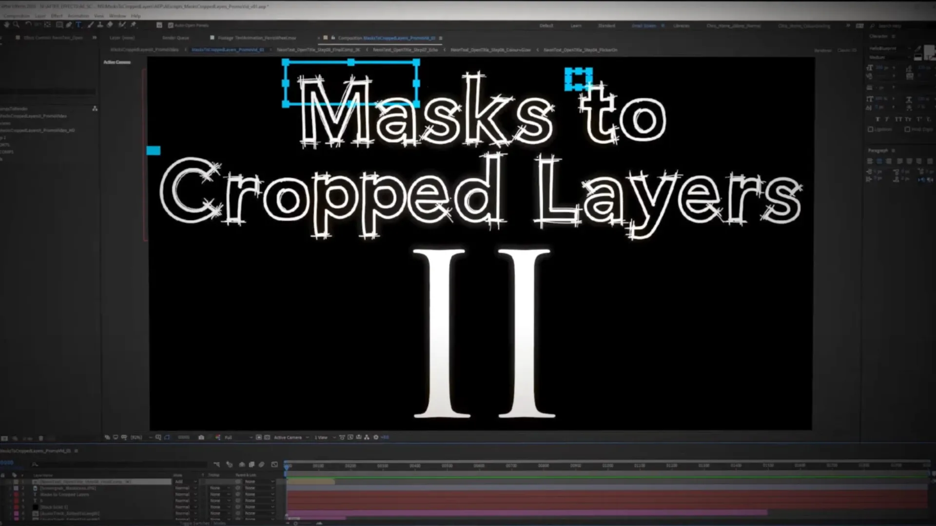 Masks to Cropped Layers II