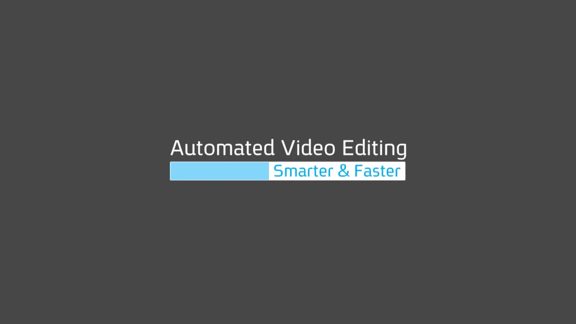 Automated Video Editing for After Effects