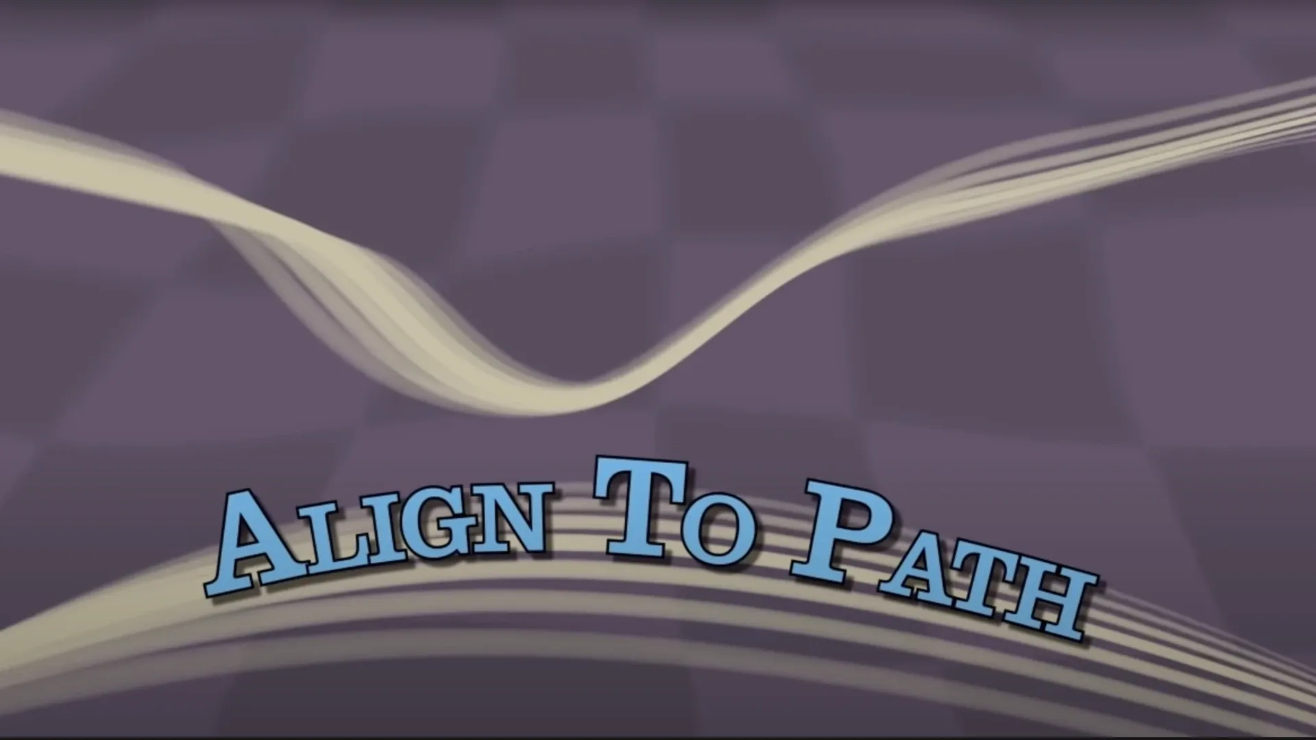 Align to Path