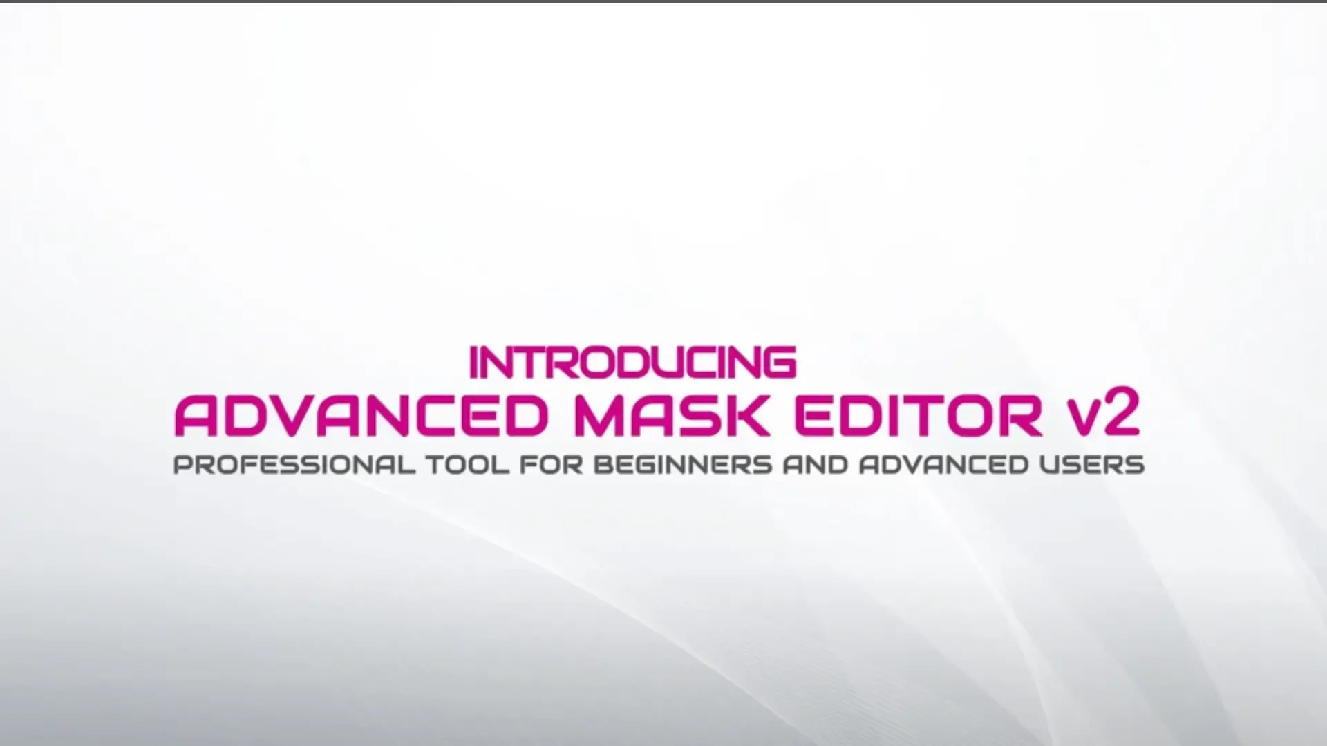 Advanced Mask Editor 2