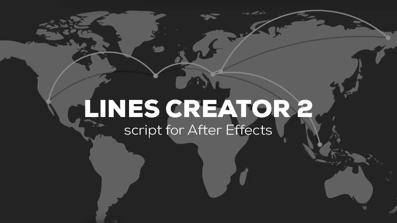 Lines Creator 2 script for After Effects