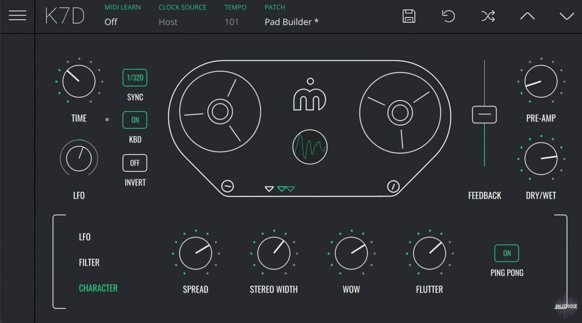 Imaginando K7D Tape Delay