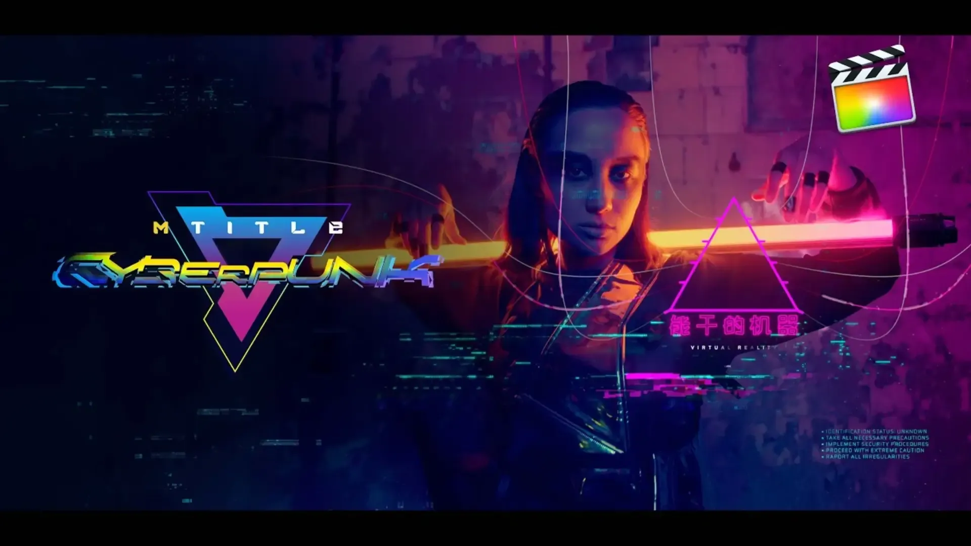 motionVFX mTitle Cyberpunk