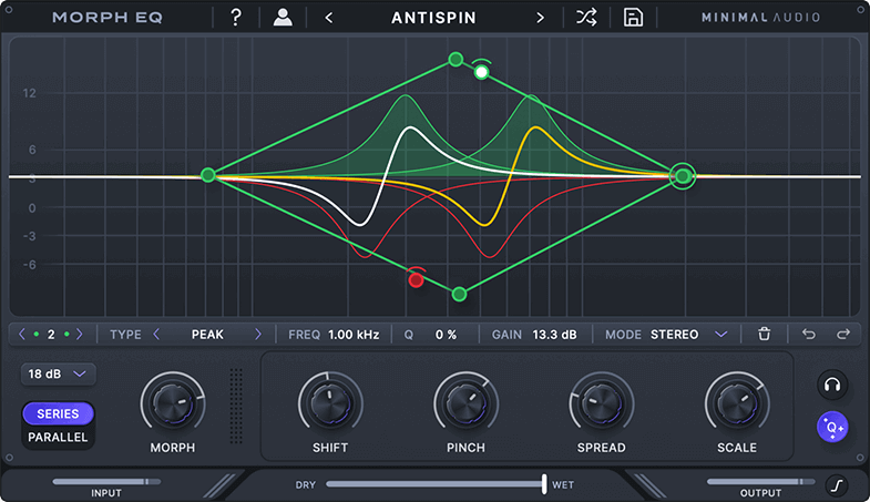 Minimal Audio Morph EQ