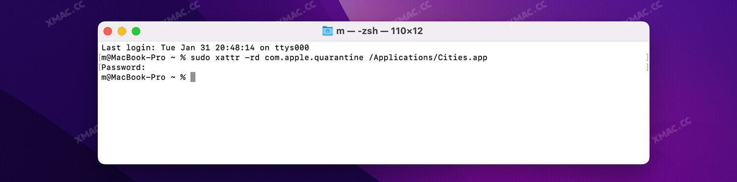 解决Mac游戏提示&ldquo;XXX&rdquo;已损坏，无法打开。您应将它移到废纸篓。