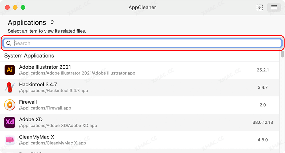 使用AppCleaner卸载软件或清理残留