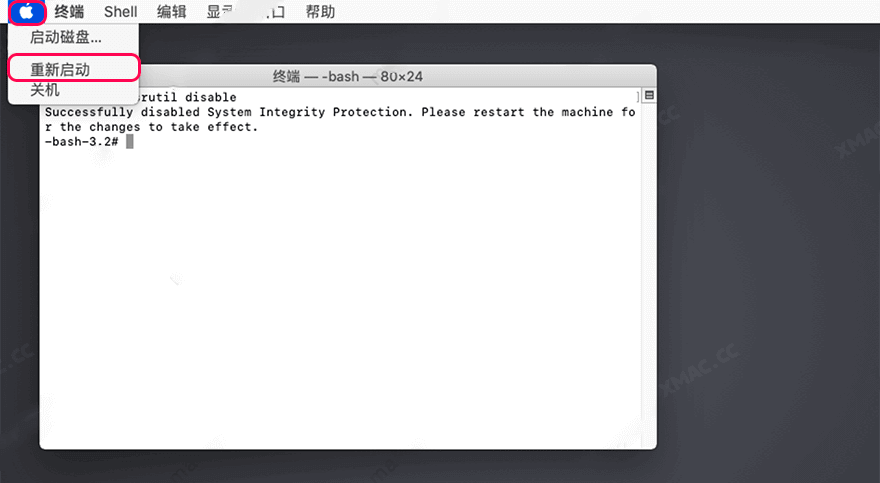 macOS关闭SIP系统完整性保护,禁用SIP